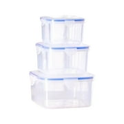 Microwave & Refrigerator Safe Food Storage Containers | Sealed Plastic Meal Prep Box Set for Kitchen