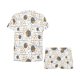 thumbnail image 4 of Mastines Tibetanos Diseño Estampado LKS302 Conjunto de Pijama Corto para Mujer, 4 of 4