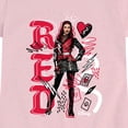 thumbnail image 3 of Descendants 5 - Red Hand Drawn Sketch - Youth Girls Fitted Short Sleeve T-Shirt, 3 of 5