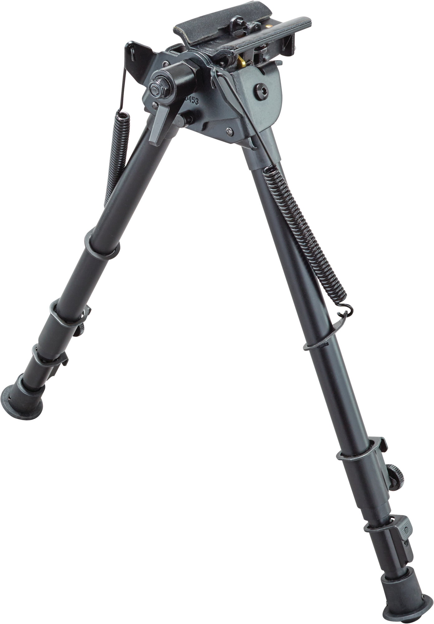 6-9 " Adjustable Pivot Rotating Spring Return Rifle Bipod Adjustable Legs BK 