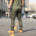 thumbnail image 5 of Men's Overalls Pants Pants Outdoor Elastic Loose Soft Pants Spring And Autumn Pants, 5 of 5