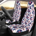 thumbnail image 2 of Pofeuu record rock music Skull Print Automotive Car Seat Covers Flat Cloth Full Set Seat Covers,Car Seat Covers front seats for Cars Trucks and SUVs(Two packs), 2 of 7