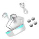 thumbnail image 2 of Worallymy Earbuds Bluetooth V5.0 Auriculares estéreo para juegos Auriculares inalámbricos para juegos recargables en la oreja Blanco Worallymy JD735801843, 2 of 7