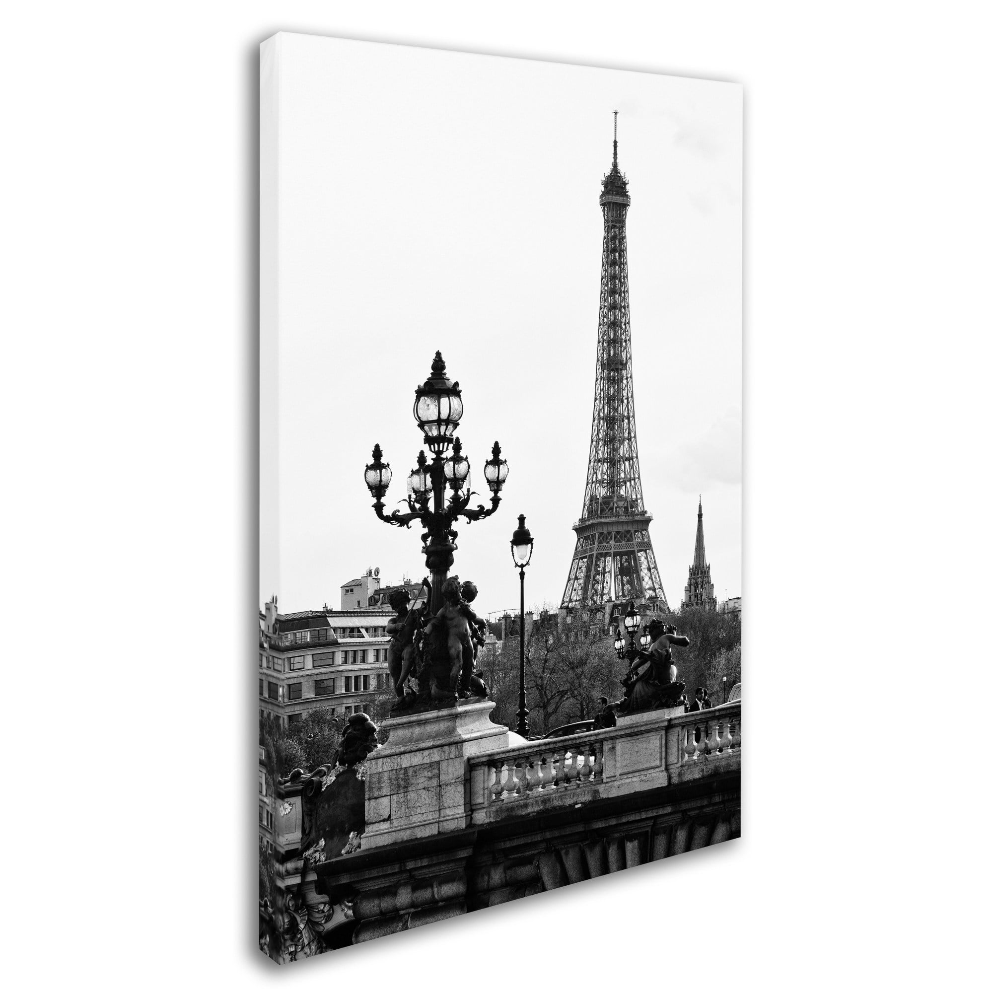 Trademark Fine Art "Paris Romantic" Canvas Art by Philippe Hugonnard