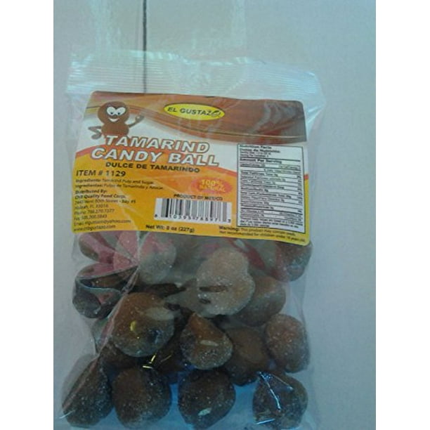 Tamarind Balls 100 natural Dulce De Tamarindo 8 oz