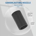 thumbnail image 3 of 35X20X8mm Sandblasting Machine Accessories Class I Pure Boron Carbide Nozzle Sandblasting Tip Abrasive Blasting Nozzle, 3 of 7