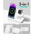 thumbnail image 6 of YIYUN 3-in-1 Wireless Charging Station for Apple Devices – Fast Charger Stand for iPhone 16/15/14/13/12/11 Series, Apple Watch Ultra/SE/10–2, and AirPods 4/3/2/Pro., 6 of 18
