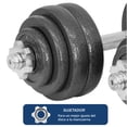 thumbnail image 2 of Set De Mancuernas C/ discos 30 kg Altera  CONECT-30-BLK Color negro, 2 of 5