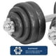 thumbnail image 2 of Set De Mancuernas C/ discos 30 kg Altera  CONECT-30-BLK Color negro, 2 of 5