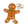thumbnail image 3 of CafePress - Oh Snap Gingerbread Man - 15 oz Ceramic Large White Novelty Mug, 3 of 4