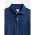 thumbnail image 3 of Wonder Nation Boys School Uniform Short Sleeve Pique Polo Shirt, 2-Pack, Size 4-18 & Husky, 3 of 3
