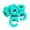 Blue, variant on Green Non Heat C Type Sponge Hair Curler For Fluffy Big Wave Slacker Sleep Styling