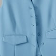 thumbnail image 6 of DondPO Blazers For Women Summer Blazer For Women Womens Blazers For Work Casual Vest For Women Plus Size Blazer Blazers For Women Business Casual Womens Vest Top Sky Blue L, 6 of 6