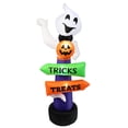 thumbnail image 1 of Great promotion! Halloween Inflatable Road Sign (European/British/American/Australian) Inflatable Elfin Outdoor Garden Decoration Festival Party Scene Glowing, 1 of 3