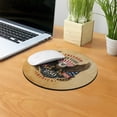 thumbnail image 5 of WIRESTER 7.88 in Round Mouse Pad with Non-Slip Rubber Base for Computers, Laptop, Office & Home - Vintage Freedom 250th Anniversary Patriotic American Flag USA 1776-2026, 5 of 5