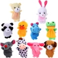 thumbnail image 1 of Juego de 10 Uds. De marionetas de animales de granja para contar historias, juguetes para niños, 1 of 7