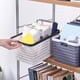 thumbnail image 5 of WORGEOUS Cesta de almacenamiento de plástico de 2 pcs Organizador de canasta de baño Cesta de plástico de cocina, 5 of 8