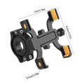 thumbnail image 3 of Ankereame Auto Lock Bike Phone Mount, 360° Rotation Motorcycle Car Holder, Shockproof for 4.7-6.7 Inch Phones, Easy Install, 3 of 6