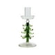 thumbnail image 2 of Portavelas de cristal para decoración de coronas de árbol de Navidad | Soporte para velas transparente para decoración navideña del hogar | Adorno para chimenea de mesa de cena romántica, 2 of 7