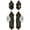 Timeless Bronze, variant on Grandeur 802024 Grande Victorian Solid Brass Single Cylinder Keyed Entry Knobset And