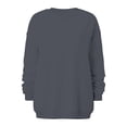 thumbnail image 4 of Dovford Oversized Sweatshirts for Women Crewneck Long Sleeve Baggy Boyfriend Tops Loose Fit Solid Casual Y2K Streetwear, 4 of 7