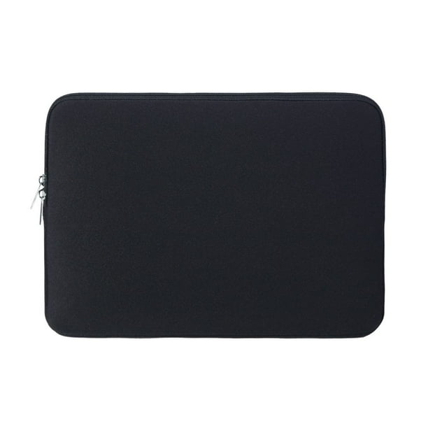 Rainyear Funda protectora para portátil (acolchada y suave, para MacBook/Dell/HP/Lenovo/ThinkPad/Asus, ultrabook, tablet, Negro, 35,56 cm