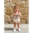 thumbnail image 6 of Cenuakty Infant 4th of July Romper3M 6M 12M 18M Letter Flag Embroidery Corduroy Overalls Independence Day Patriotic Outfit, 6 of 9