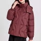 thumbnail image 1 of Parkas de manga larga para mujer, color liso, con capucha, de invierno, gruesa, informal, de algodón, chaqueta de manga larga de algodón, parte superior de poliéster para mujer, 1 of 4