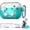 AirPods Pro 3 -3, variant on for AirPods Pro 3 Case with Lock & Cleaning Kit, 2025 Transparent Cool Gaming Hard Case, Built-in Phone Stand, Shockproof Protective Cover for AirPods Pro 3 （Pink）