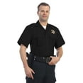 thumbnail image 3 of First Class Poly Rayon Uniform Short Sleeve Shirt - Black - 2XL, 3 of 11