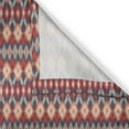 thumbnail image 3 of Ambesonne Ikat Kitchen Curtains, Indigenous Pattern, 55"x39", Vermilion Orange Seafoam, 3 of 3