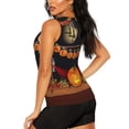 thumbnail image 3 of Fotbe Halloween Decoration Womens Loose Fit Casual Flowy Slim-Fit Tank Tops Athletic Round Neck Trendy Sleeveless Summer Tops for Gym and Yoga-XX-Large, 3 of 7