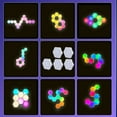 thumbnail image 4 of Hexagonal RGB Light under $5! CQCYD Hexagonal RGB Light Panels, Smart Control LED Wall Light with Music Sync, Game Room Mood Lighting, DIY Background Wall Light for Bedroom Living Room, USB Powered, 4 of 7