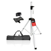 Speaker Stand Tripod Floor Heavy Duty Adjustable Up to 72 Inch DJ Studio Monitor Stands Pole Mount ,White,1pc