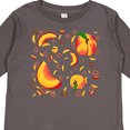 thumbnail image 4 of Inktastic Peach Fruit Party Boys or Girls Long Sleeve Toddler T-Shirt, 4 of 5