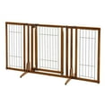 thumbnail image 2 of Richell  Premium Plus Freestanding Pet Gate with Door Brown 34 - 63" x 26 - 20.5" x 32", 2 of 4