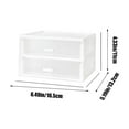 thumbnail image 3 of Clear Plastic Desktop Organizer Drawer with Transparent Cover for Stationery and Small Items, 3 of 6