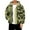 Green, variant on CharmCyan Men’s Hooded Puffer Jacket with Camouflage Print Full Zip Front Warm Quilted Outerwear with Elastic Cuffs Army Green L