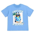 thumbnail image 1 of Camiseta Bluey Día Final de Clases para Niños Pequeños 2T Azul, 1 of 4