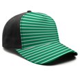 thumbnail image 3 of Design Pattern Baseball Cap – Stylish Spliced Design Adjustable Trucker Hat with Full Print Front & Brim, Breathable Cotton Blend Snapback for Sports, Travel & Daily Wear, 3 of 3