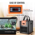 thumbnail image 6 of VEVOR Tuspuzz Aquarium Chiller, 92 Gal 348 L, 1/4 HP Hydroponic Water Chiller, Quiet Refrigeration Compressor for Seawater and Fresh Water, Fish Tank Cooling System with Pump/Hose, for Jellyfish, 6 of 9
