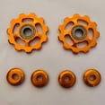thumbnail image 4 of 2Pcs Aluminum Alloy Bike Wheel Rear Derailleur Pulley 11T for (Golden), 4 of 6