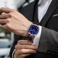 thumbnail image 6 of Watch for Men Minimalist Ultra Thin Wrist Watch Waterproof Quartz Analog Watch with Leather Strap -Gift for Men, 6 of 7