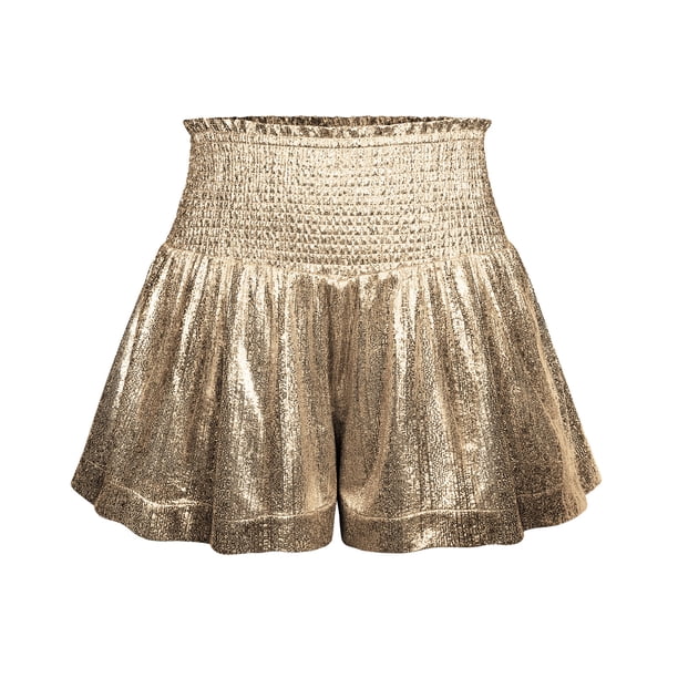Pantalones de viento para niña, pantalones de animadora para mujer, pantalones cortos elásticos de cintura alta, pantalones deportivos sueltos