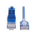 thumbnail image 3 of Tripp Lite Up-Angle Cat6 Gigabit Molded Slim UTP Ethernet Cable (RJ45 Right-Angle Up M to RJ45 M), Blue, 3 ft. - Patch cable - RJ-45 (M) to RJ-45 (M) up-angled - 3 ft - UTP - CAT 5/5e/6 - molded, stranded - blue, 3 of 5