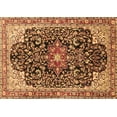 thumbnail image 1 of Ahgly Company Indoor Rectangle Medallion Brown Traditional Area Rugs, 8' x 10', 1 of 4