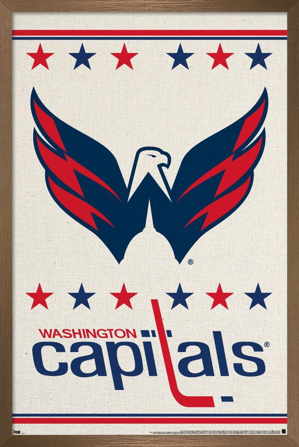 NHL Washington Capitals - Logo 14 Wall Poster, 22.375" x 34"