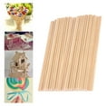 thumbnail image 3 of Rongfmy 50/100 * Unfinished Wooden Stick Woodworking Craft Rod 15cm 50pcs, 3 of 9