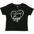 thumbnail image 3 of Inktastic I Love My Gigi in White Chalk Heart Boys or Girls Baby T-Shirt, 3 of 5