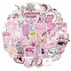 thumbnail image 1 of 50 pegatinas de garabato femenino rosa de dibujos animados LingWen 8390614631021, 1 of 1